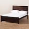 Baxton Studio Catalina Dark Brown-Finished Wood Full Platform Bed 143-7863 - alternate 2